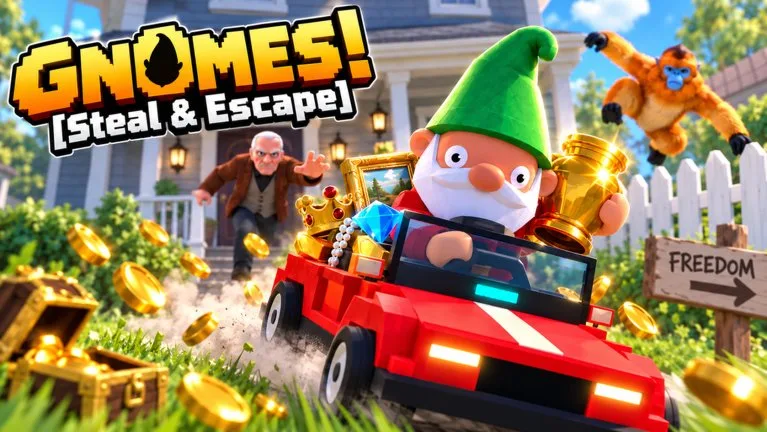 Gnomes! [Steal & Escape] artwork